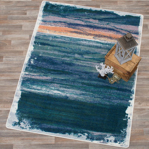 Twilight Seascape Rug - 8 Ft. Round