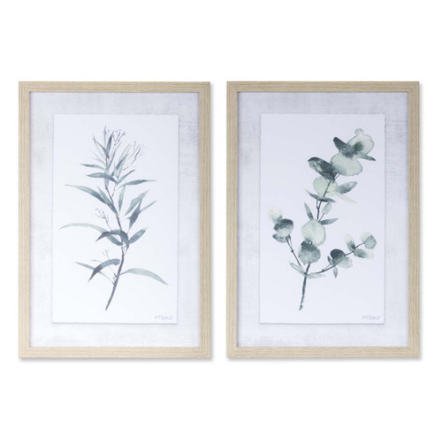 Framed Branch Wall Art - Set of 2