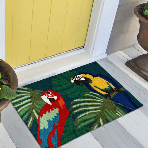 Parrot Paradise Indoor/Outdoor Rug - 2 x 3 - OUT OF STOCK