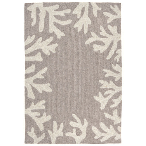 Barrier Reef Silver Indoor/Outdoor Rug - 2 x 3