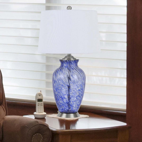 Calming Blue Table Lamp