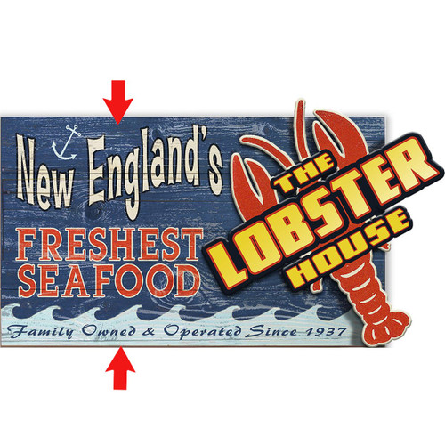 The Lobster House Personalized Wood Signs