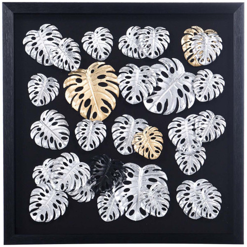 Metallic Palm Paradise Wall Art