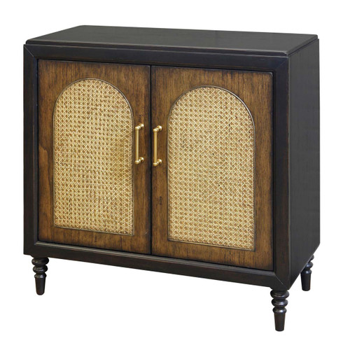 Saddle Brown Cane Chest