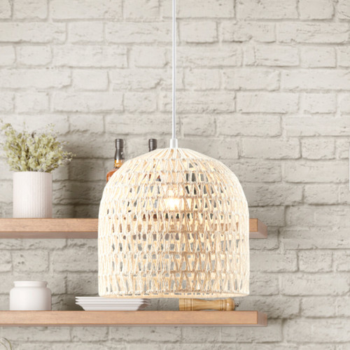 Tropic Breeze Rope Pendant - OVERSTOCK