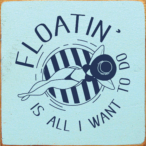 Floatin' Blue Wall Art