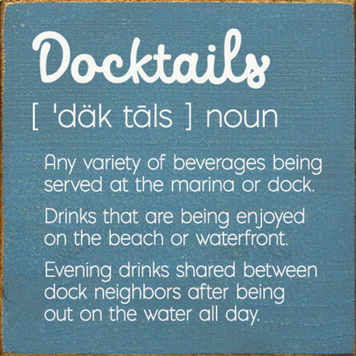 Docktails Definition Wall Art