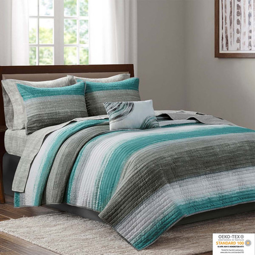 Aruba Ocean 8 Piece Quilt Set - Queen