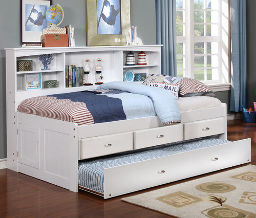 Serenity Twin Daybed with Twin Trundle & 3 Drawers