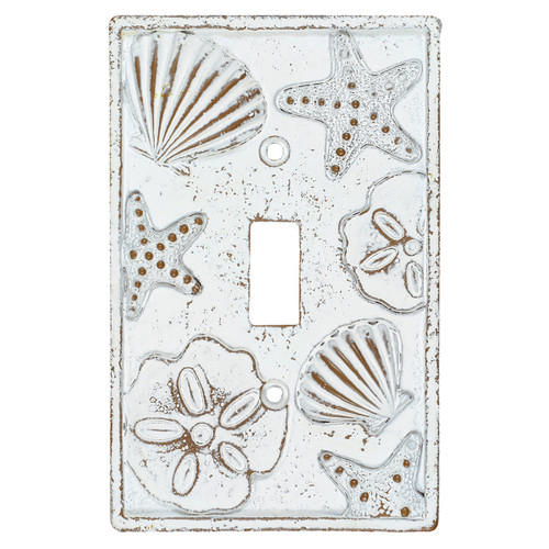 Starfish & Seashells Single Switch Plate