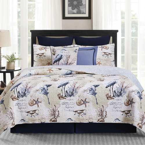 Catalina Island Quilt Bed Set - Full/Queen