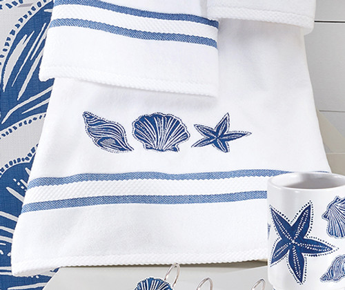 Azul Coastal Shells Bath Towel