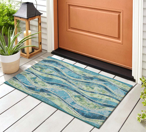 Blue Lagoon Serenity Mat - 2 x 3 - OUT OF STOCK UNTIL 07/17/2024