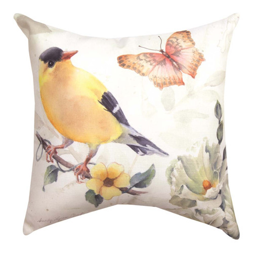 Avian Elegance Indoor/Outdoor Pillow