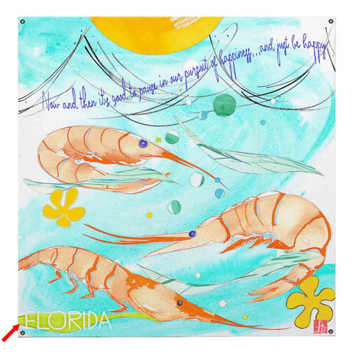 Gulf Shrimp Personalized Wall Art