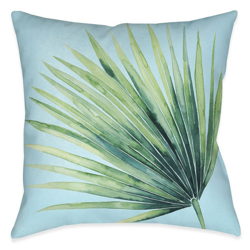 Beach Leaf II 20 x 20 Outdoor Pillow