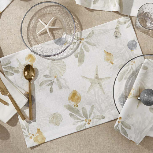 Seashell & Ornament Placemat - Set of 4