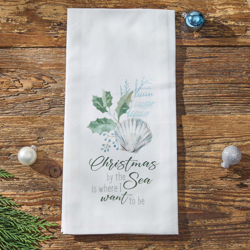 Christmas Sea Breeze Dishtowel - Set of 4