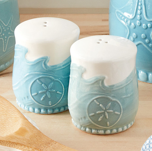 Coastal Waves Salt & Pepper Shakers