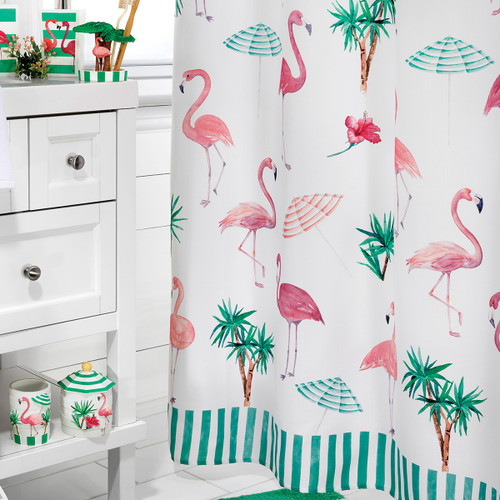 Flamingo Bay Shower Curtain