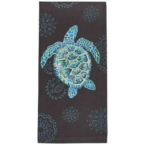 Swimming Turtle Dishtowels - Set of 4