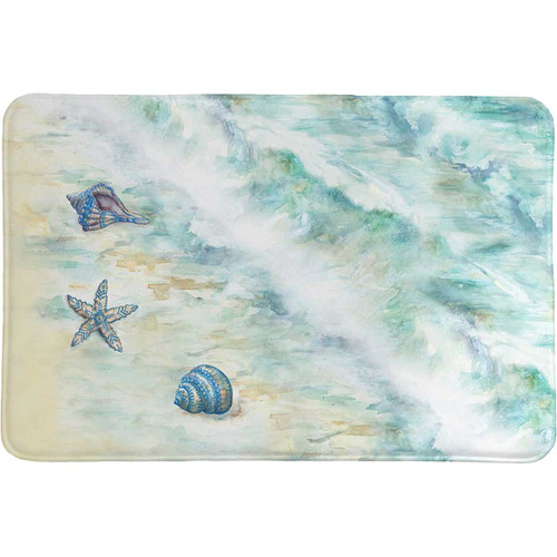 Beach Treasures Memory Foam Rug