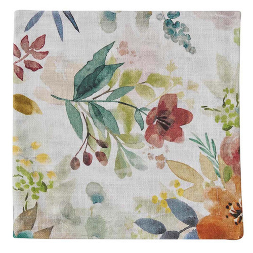 Watercolor Flowers Napkins - Set of 4