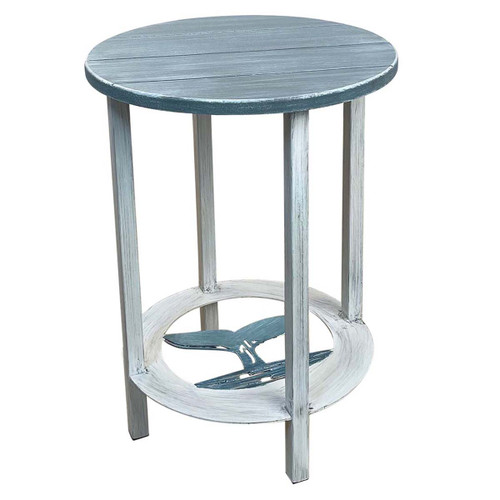 Whale Dive Round End Table