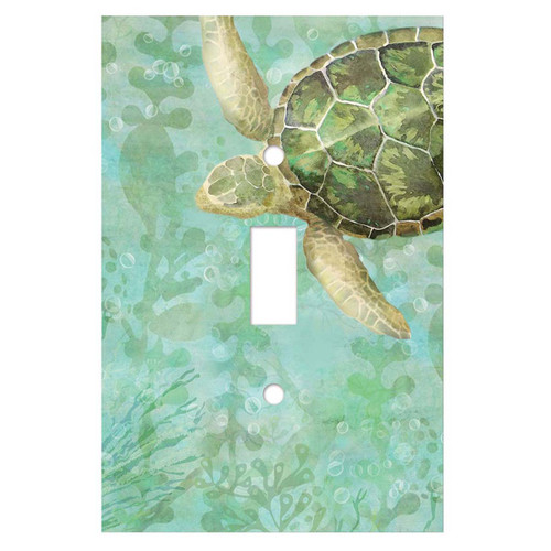 Loggerhead Turtle Single Switch Plate