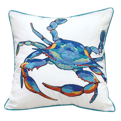 Colorful Crab Indoor/Outdoor Pillow