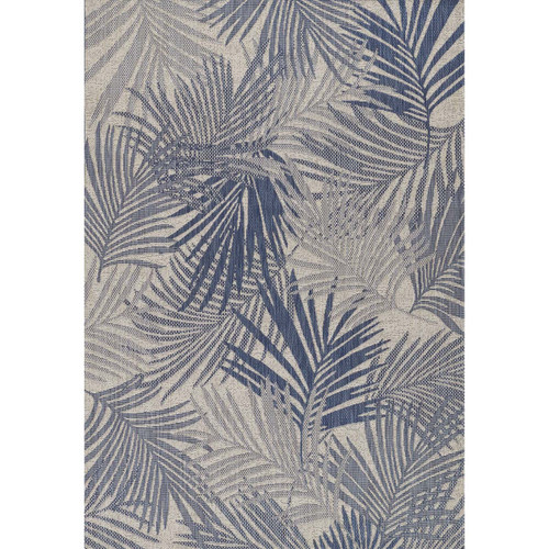 Azure Palm Dreams Indoor/Outdoor Rug - 7 x 9