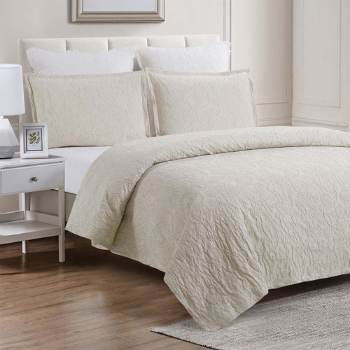Seagrass Pebble Coverlet Bedding Collection