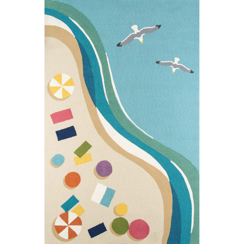 Oceans Palette Indoor/Outdoor Rug - 4 x 6