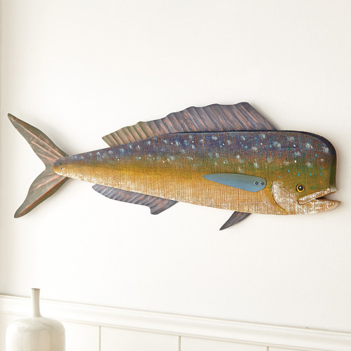 Mahi-Mahi Wood Wall Hanging