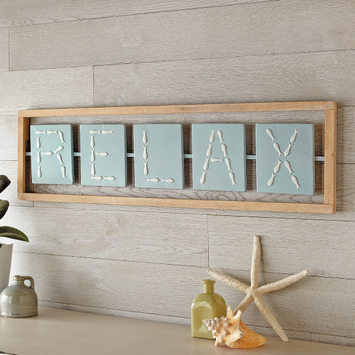 Coastal Relax Wood Wall Art