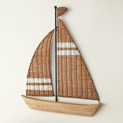 Woven Sails Wood Wall Art - CLEARANCE