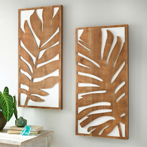 Saltwater Fronds Wall Art - Set of 2