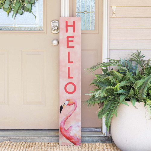 Tropical Hello Wood Sign