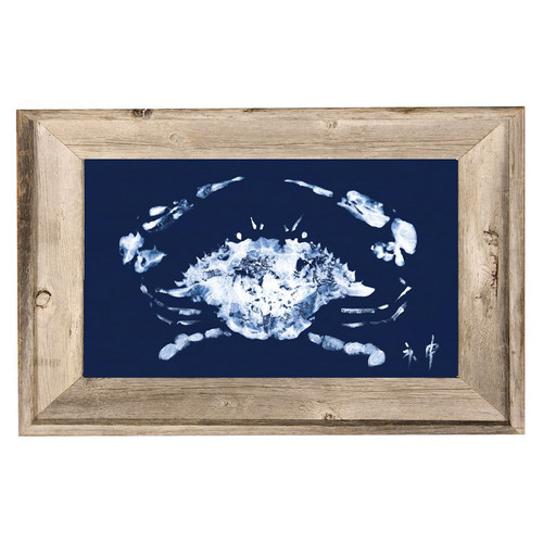 Blue Crab Framed Wall Art