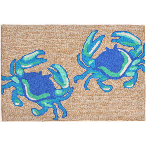 Blue Crabs Indoor/Outdoor Rug - 20 x 30 - OUT OF STOCK UNTIL 08/14/2024