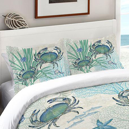 Blue Sea Life Standard Sham - OUT OF STOCK UNTIL 08/14/2024