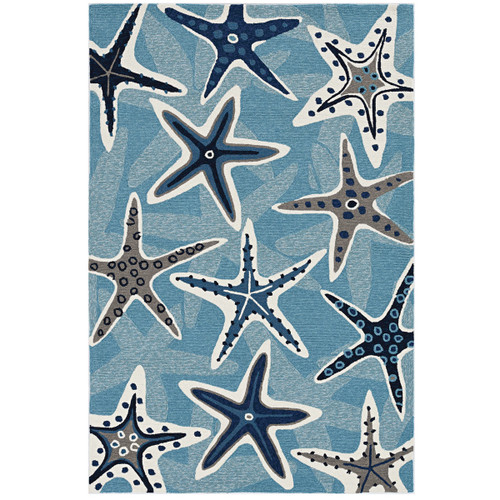 Blue Stars Indoor/Outdoor Rug - 8 x 10 - OUT OF STOCK UNTIL 07/15/2024