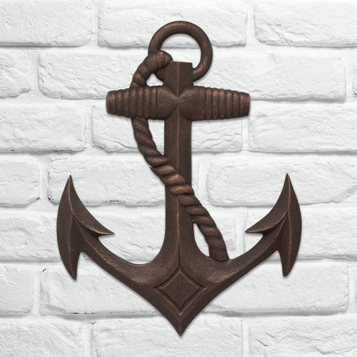 Bronze Anchor Wall Decor