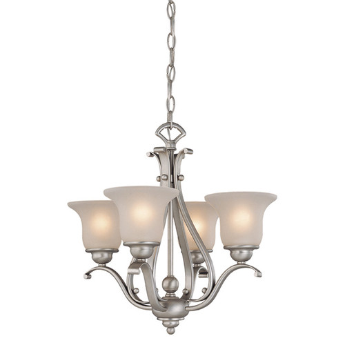 Cape 4 Light Chandelier - Brushed Nickel