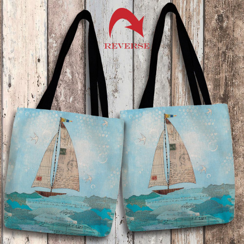 Coastal Notes I Tote Bag