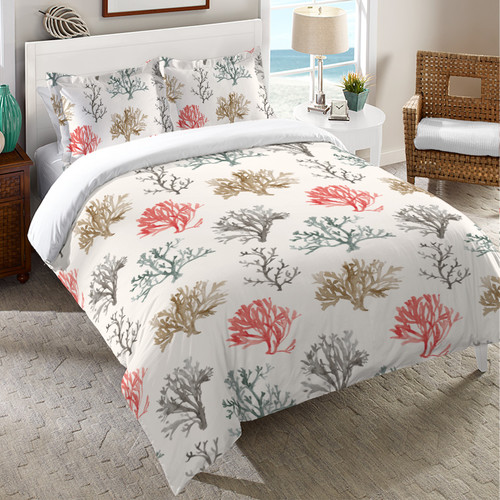 Delicate Coral Bedding Collection