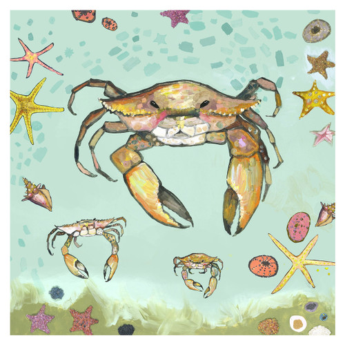 Crab Close Up Canvas Art