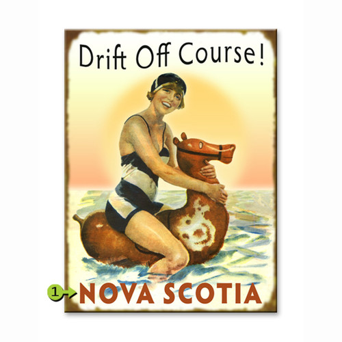 Drift Off Course Personalized Sign - 23 x 31