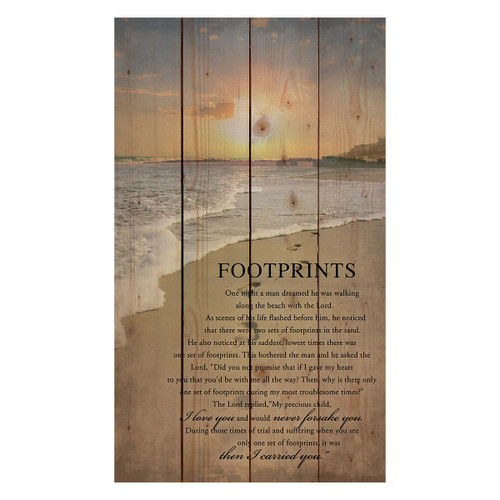 Footprints Pallet Sign
