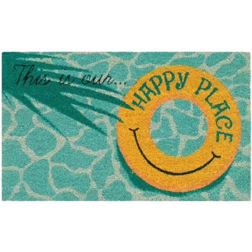 Happy Place Coir Mat - 2 x 3